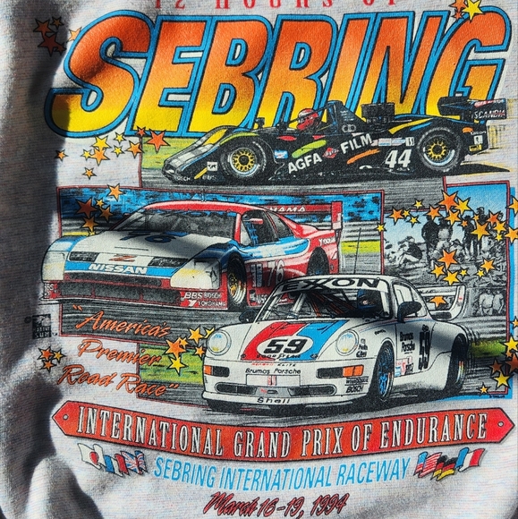 12 Hours of Sebring Sweatshirt, 1994 - Picture 2 of 5